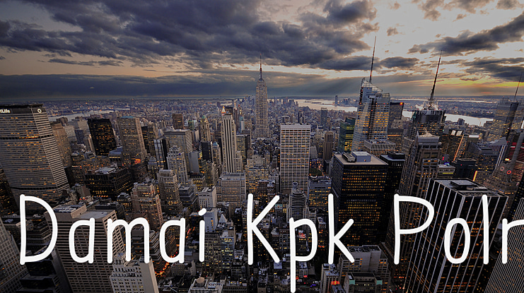 Damai Kpk Polri Font