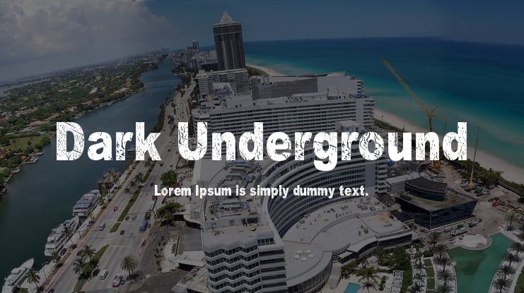 Dark Underground Font