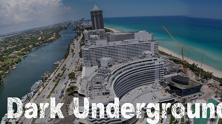 Dark Underground Font