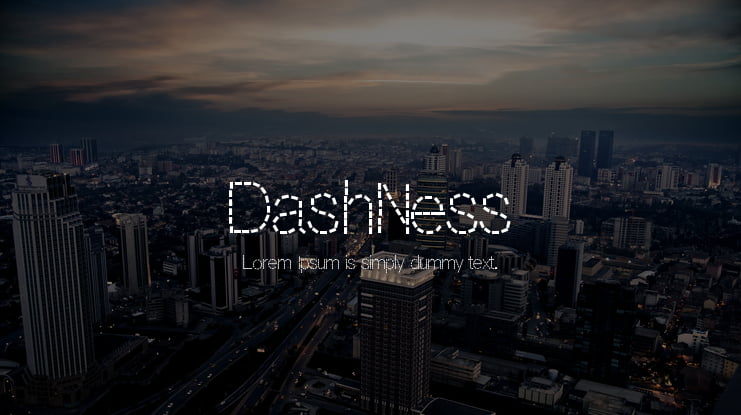 DashNess Font