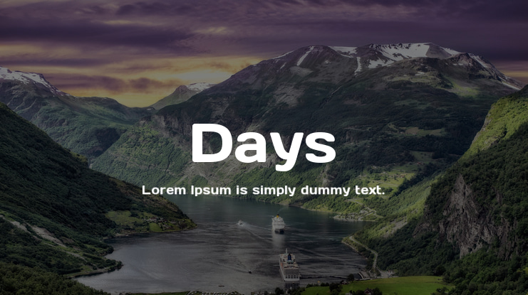 Days Font