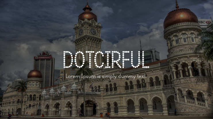 DOTCIRFUL Font Family
