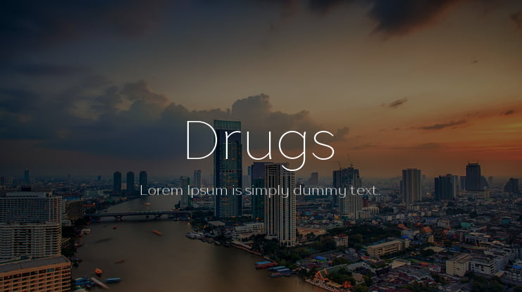 Drugs Font