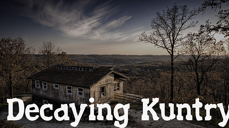 Decaying Kuntry Font