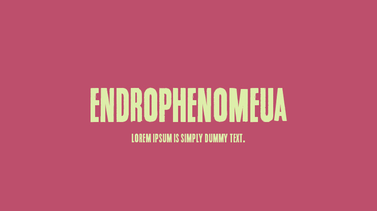 Endrophenomeua Font