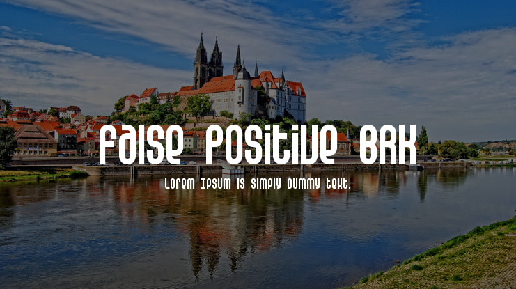 False Positive BRK Font Family