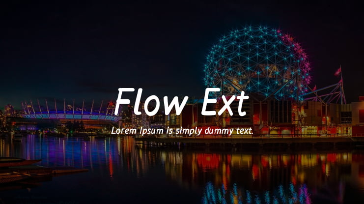 Flow Ext Font Family