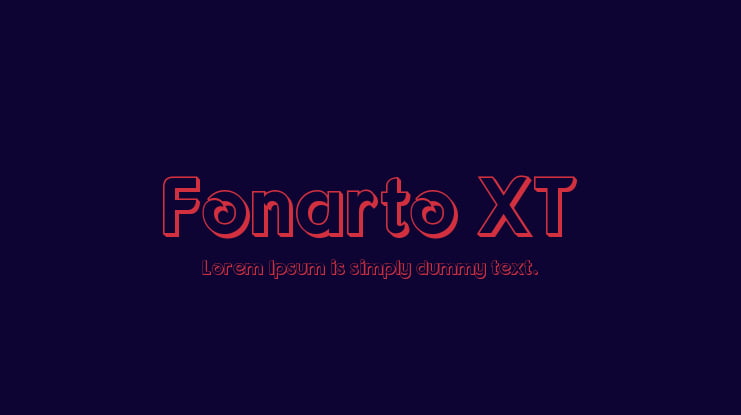 Fonarto XT Font Family