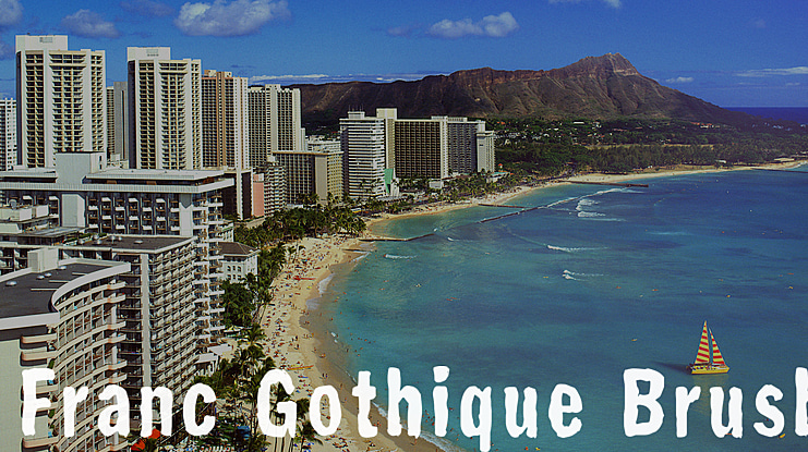 Franc Gothique Brush Font