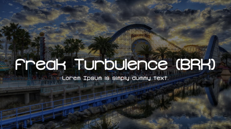 Freak Turbulence (BRK) Font