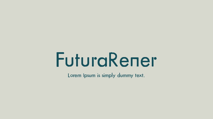 FuturaRener Font Family