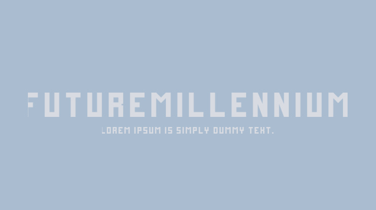 FutureMillennium Font Family