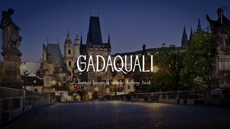 GADAQUALI Font