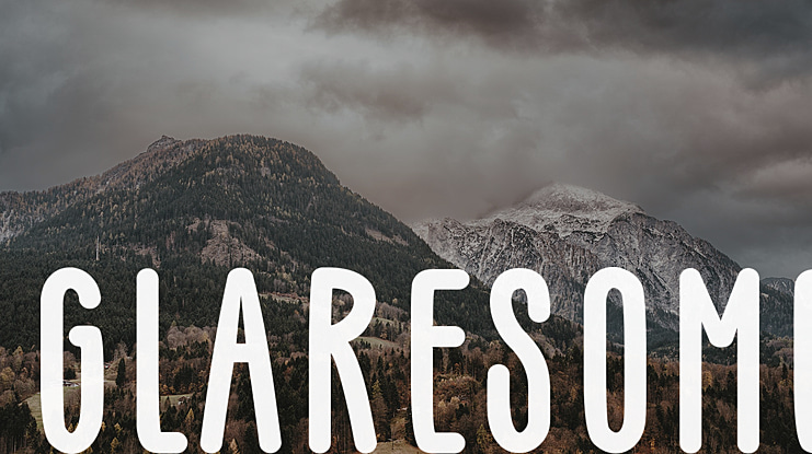 GLARESOME Font Family