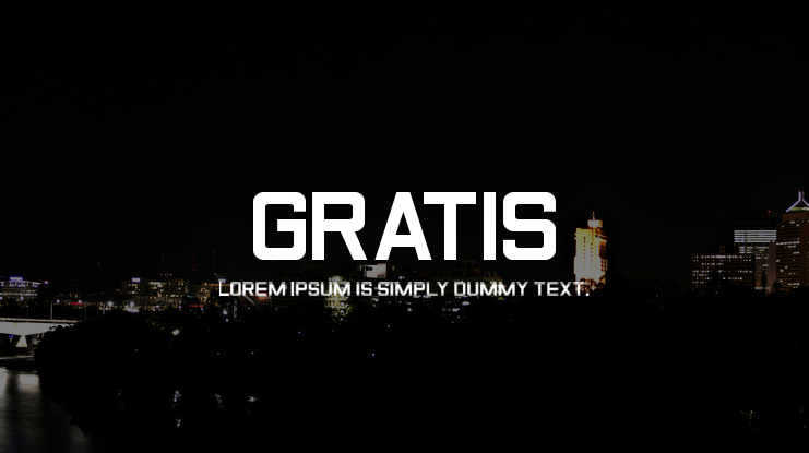 GRATIS Font