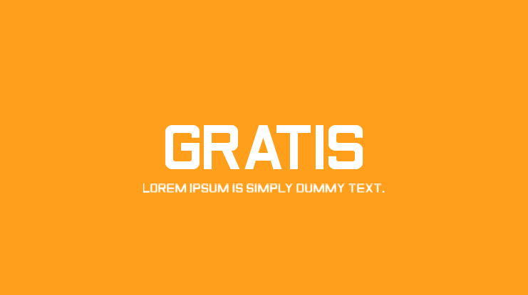 GRATIS Font