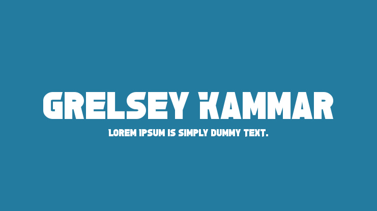 Grelsey Kammar Font
