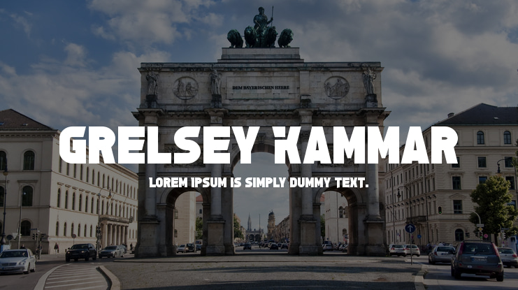 Grelsey Kammar Font