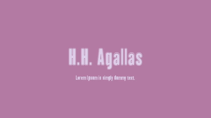H.H. Agallas Font