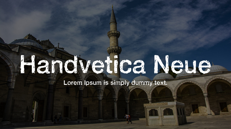 Handvetica Neue Font