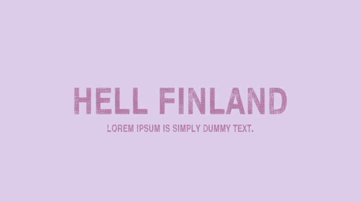 Hell Finland Font