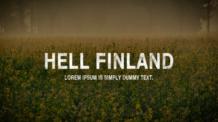 Hell Finland Font