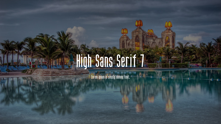 High Sans Serif 7 Font