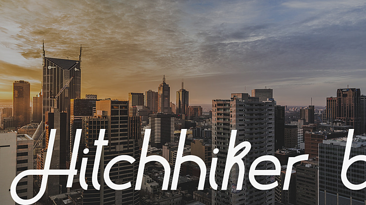 Hitchhiker b Font Family