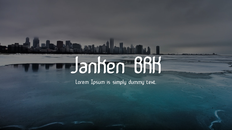 Janken BRK Font