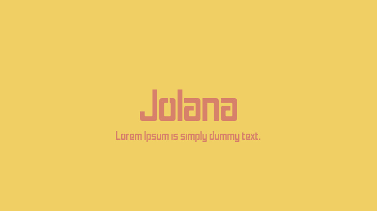 Jolana Font Family