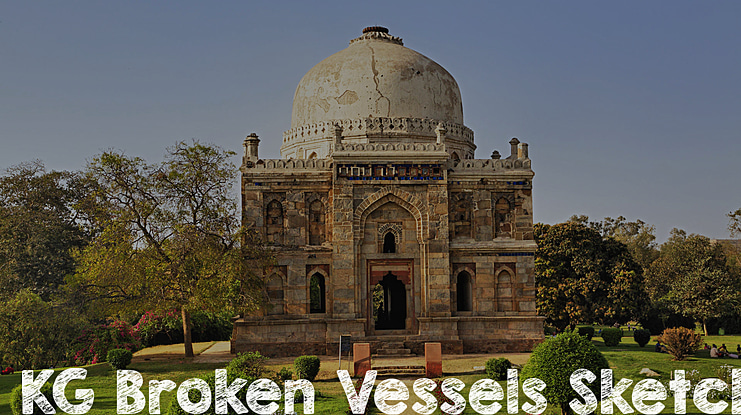 KG Broken Vessels Sketch Font