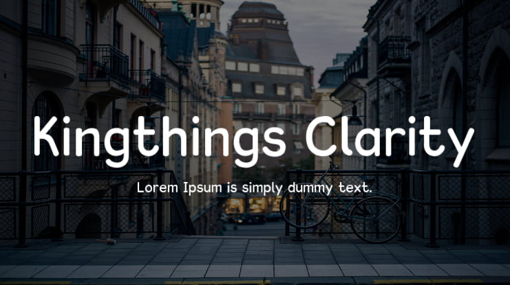 Kingthings Clarity Font