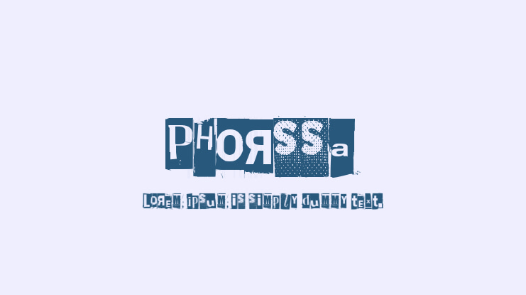 Phorssa Font