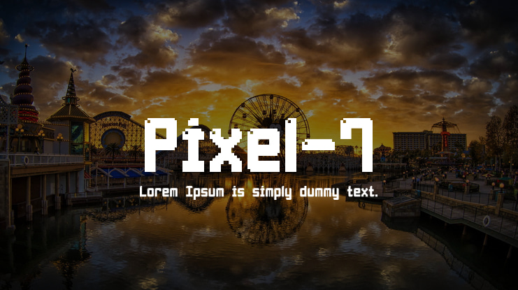 Pixel-7 Font