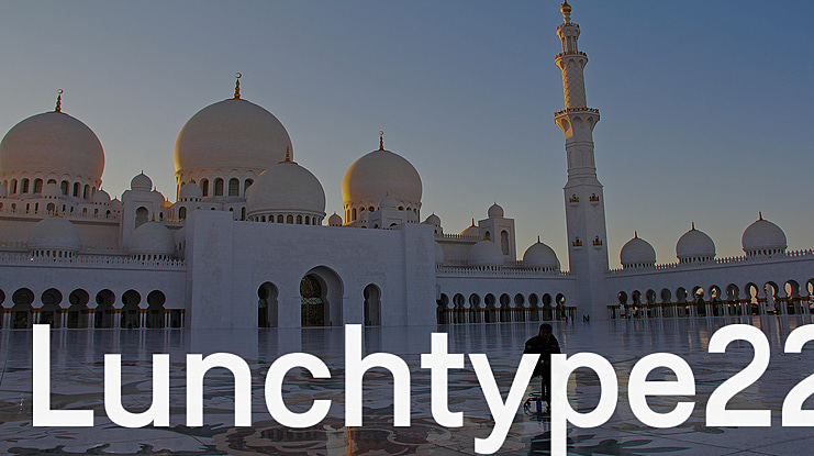 Lunchtype22 Font Family