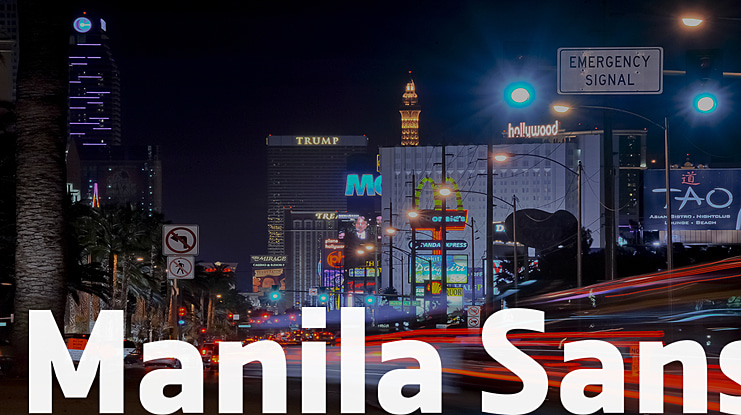 Manila Sans Font Family