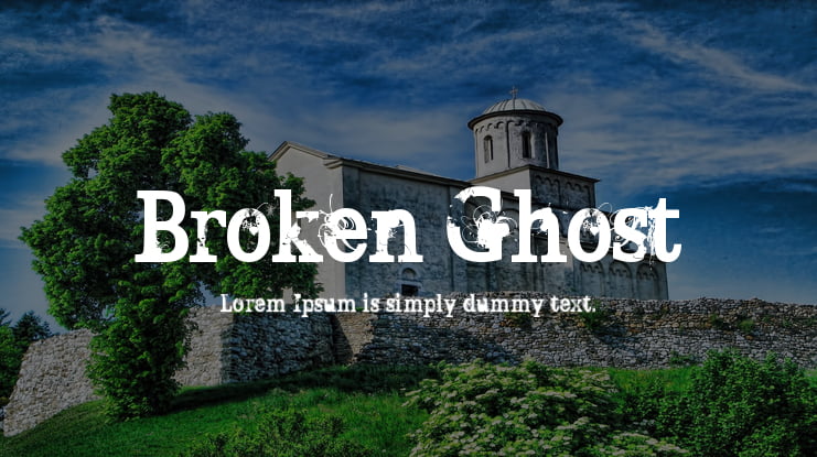 Broken Ghost Font