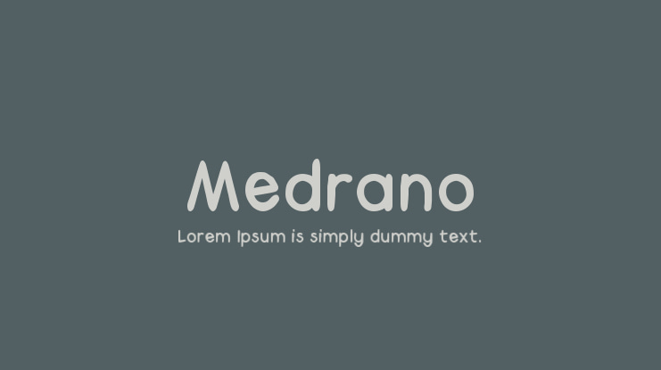 Medrano Font