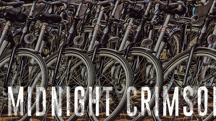 Midnight crimson Font