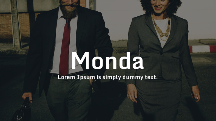 Monda Font Family