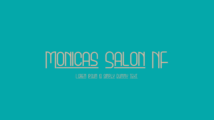 Monicas Salon NF Font Family