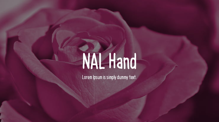 NAL Hand Font