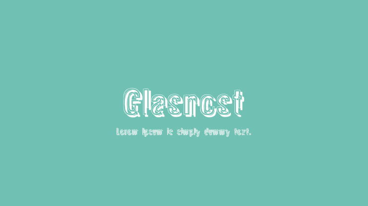 Glasnost Font