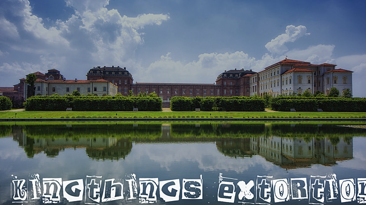 Kingthings Extortion Font