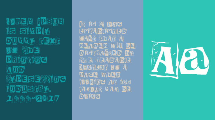 Kingthings Extortion Font