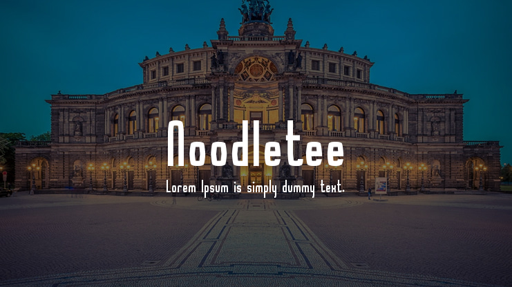 Noodletee Font