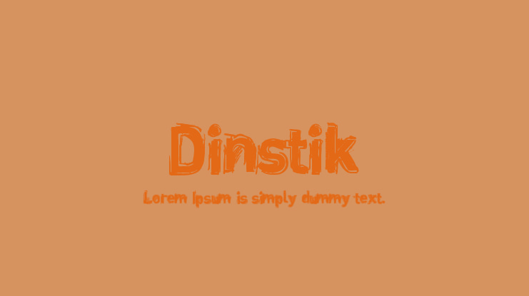 Dinstik Font