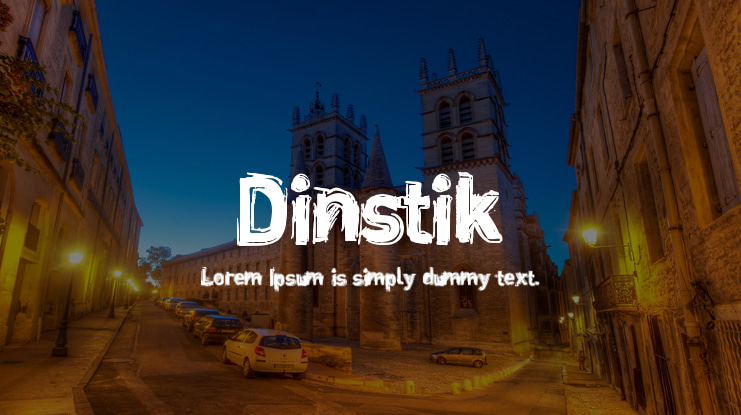 Dinstik Font