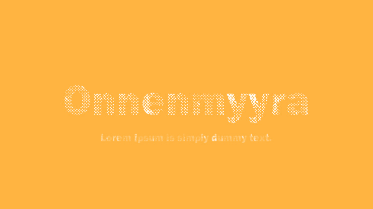 Onnenmyyra Font