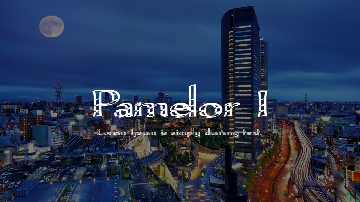 Pamelor I Font Family
